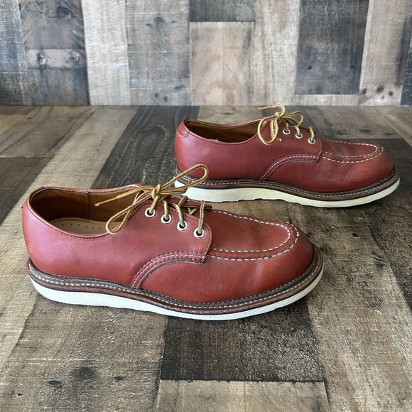 Red Wing 8103 Oro Russet Moc Toe Leather Work Boots Mens 9 D - Picture 11 of 12